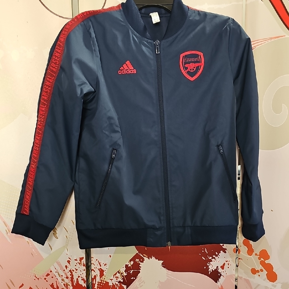 Adidas Navy Jacket with Red Details